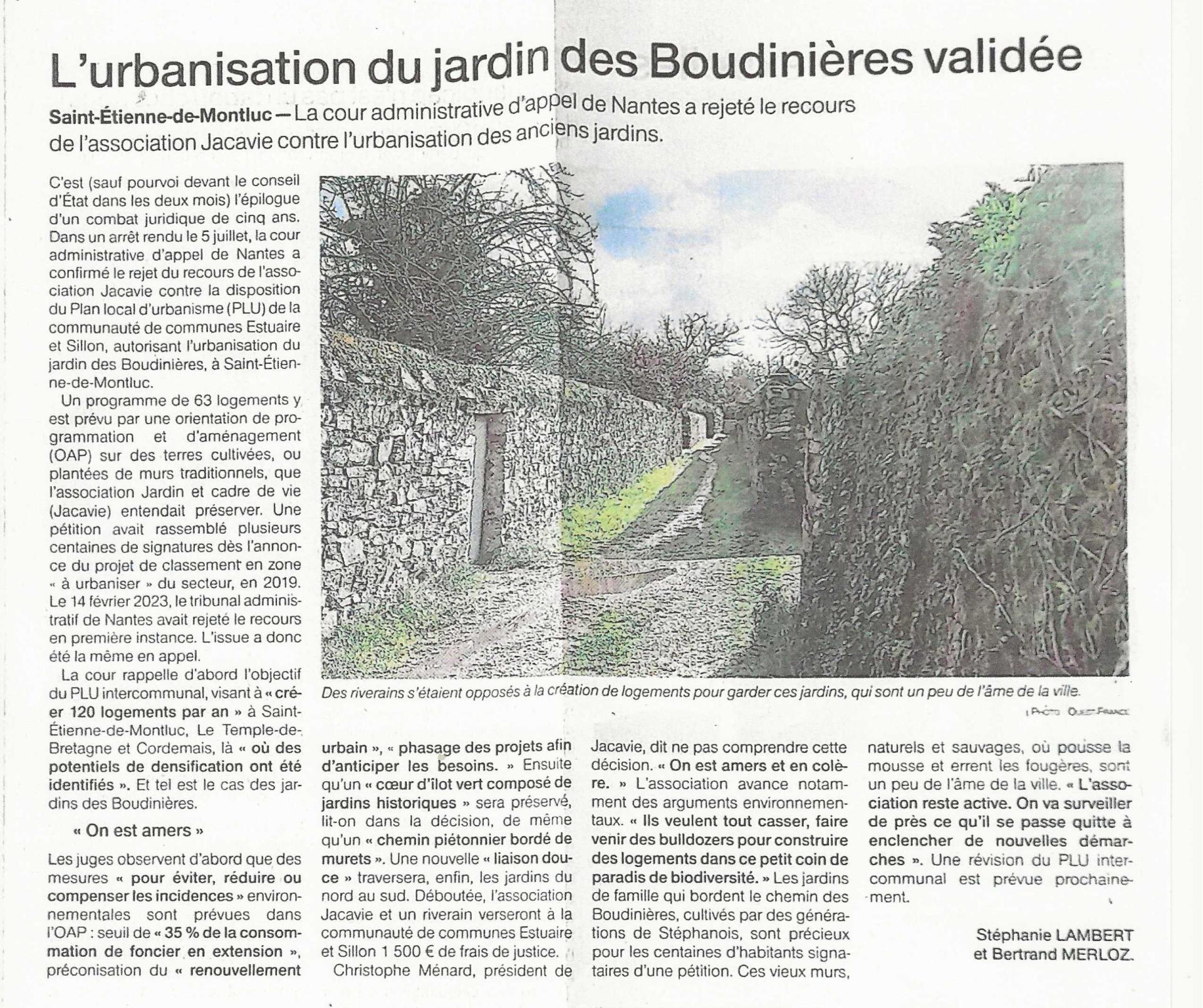 Ouest france 07 2024